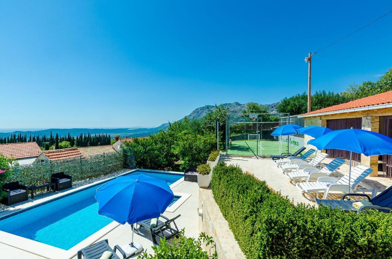 Villa Mateo With Private Pool Gruda Екстер'єр фото